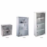 Stainless Steel First Aid Kit Boxes For Home Office Workplace Glass Medicine