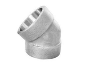 Wholesale SS Forged Steel High Pressure Pipe Fittings 3000lbs 45deg Elbow With S/W Ends from china suppliers