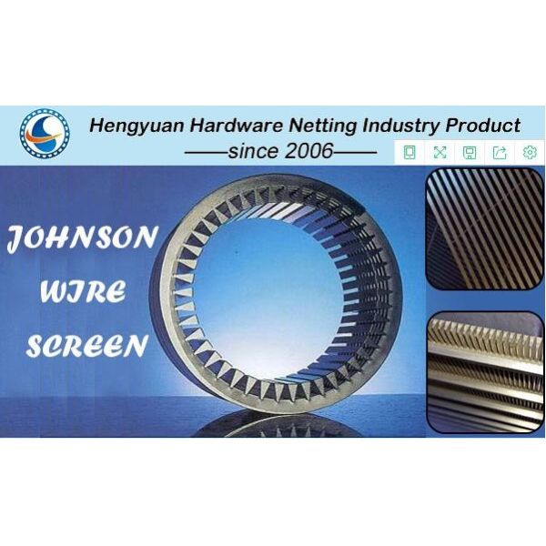Customized Continuous Slot Johnson Wire Screen 89mm Diameter