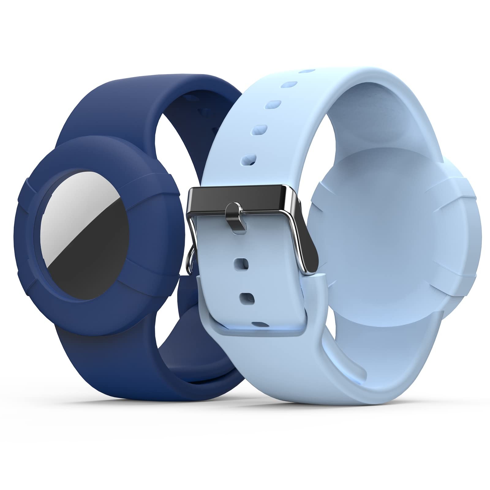 Kids Waterproof Silicone Air Tag Bracelet Wristband Lightweight GPS Tracker Holder For Apple