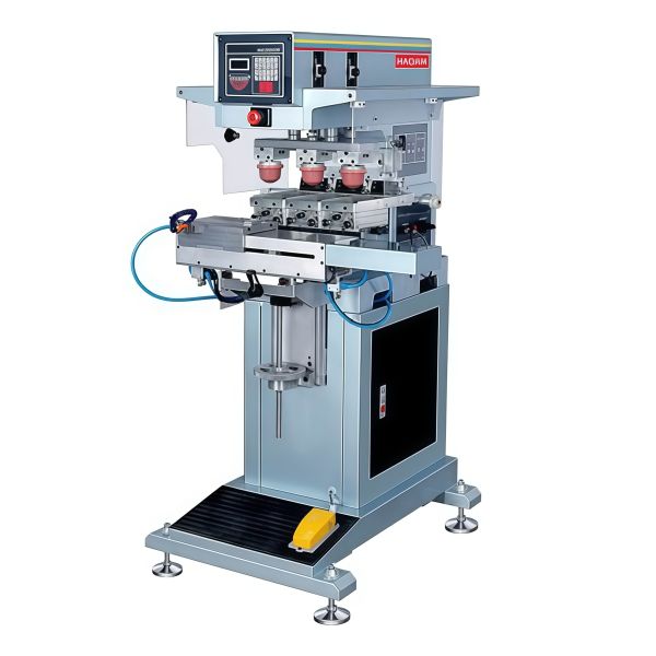 Golf ball printing machine operational view