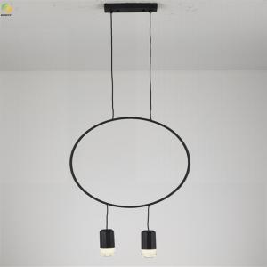 Wholesale Acrylic Home/Hotel Metals Art Baking Paint Black LED Nordic Pendant Light from china suppliers