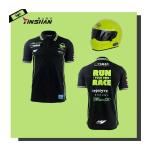 Custom Logo Printing Unisex F1 Car Racing Polo Shirt for Motorcycle Auto Racing