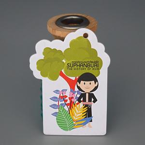 Wholesale Colorful Cotton Paper Hanging Car Air Freshener CMYK Printed from china suppliers