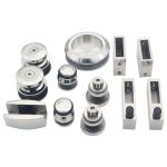 60kg Load Bearing Frameless Glass Sliding Door Hardware Rollers for Door