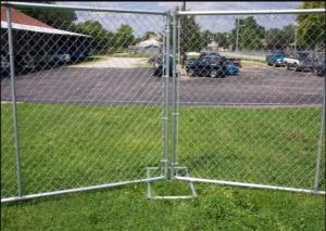 Wholesale 12ft Wide Temporary Fencing Panels , Steel 6ft Tall Chain Link Fence from china suppliers