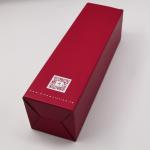 collapsible crash lock bottom Single bottle Wine Packaging Box