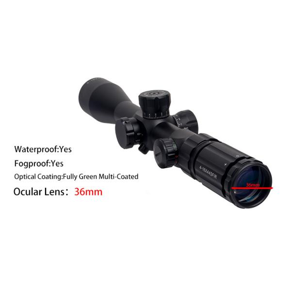 FFP 4-16X44E Riflescope Illuminated Red / Green Hunting Scope Optics Side Lifting Lock Adjustment