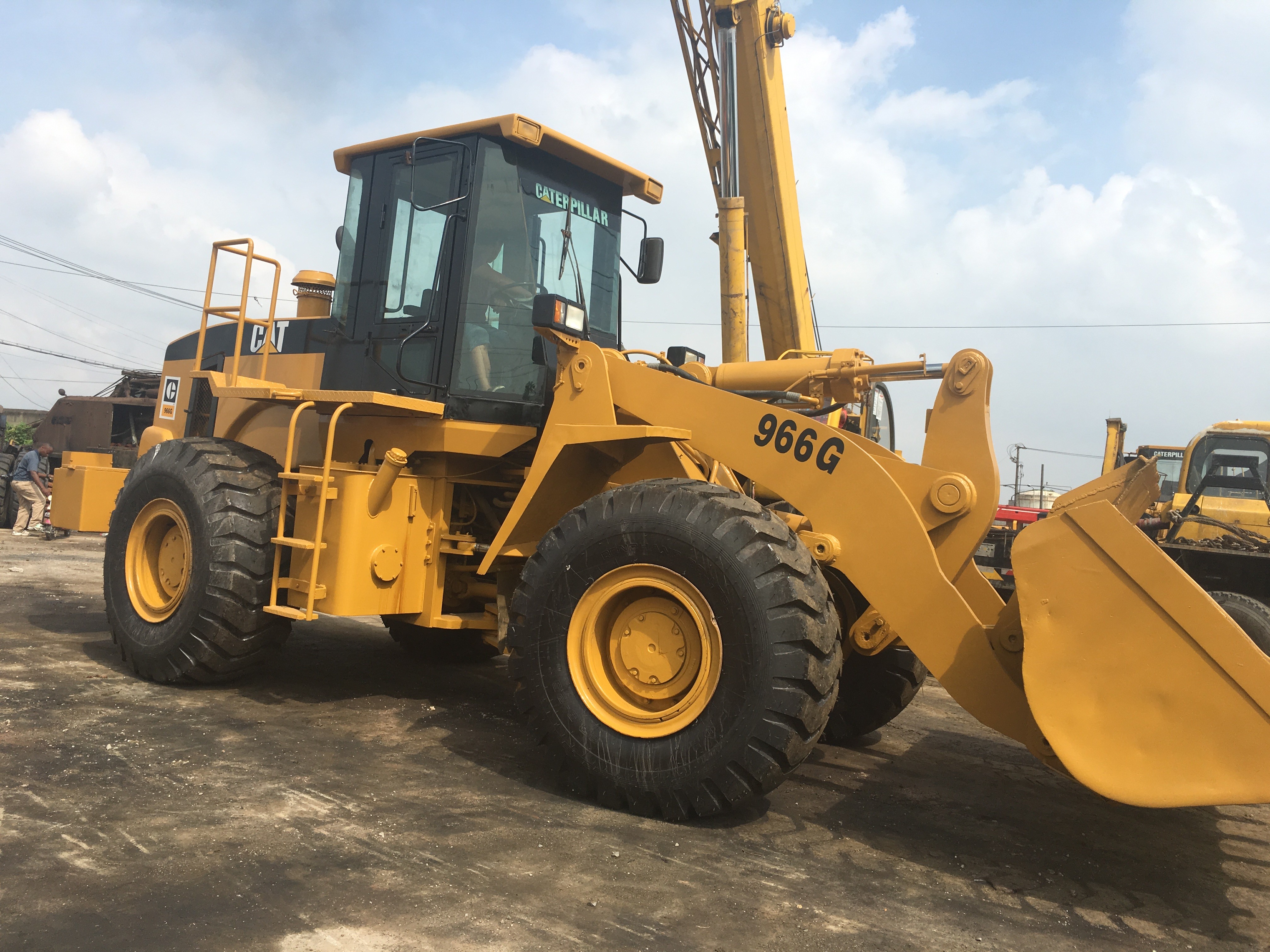 Used Original CAT 966G SDLG 956 Wheel loader 90%NEW LOW PRICE