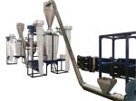 Zigzag Paper Label Remover Single Screw Pet Bottle Recycling Line Automatic