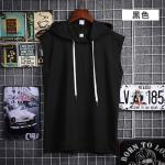 Fashion Sleeveless Casual Hoodies Outdoor Gym Tank Tops For Man