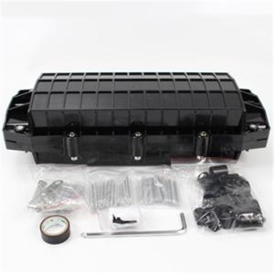 Wholesale 2 In 2 Out Mini Joint Fiber Optic Junction Box , Plc Fiber Optic Splitter Black from china suppliers