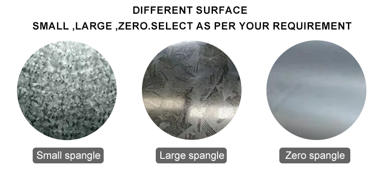 S280GD S350GD S550GD Galvanised Steel Coil 45# Zero Spangle 22 Gauge Antioxidant