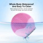Waterproof Beauty Facial Cleansing Brush Set Silicone Face Scrubber