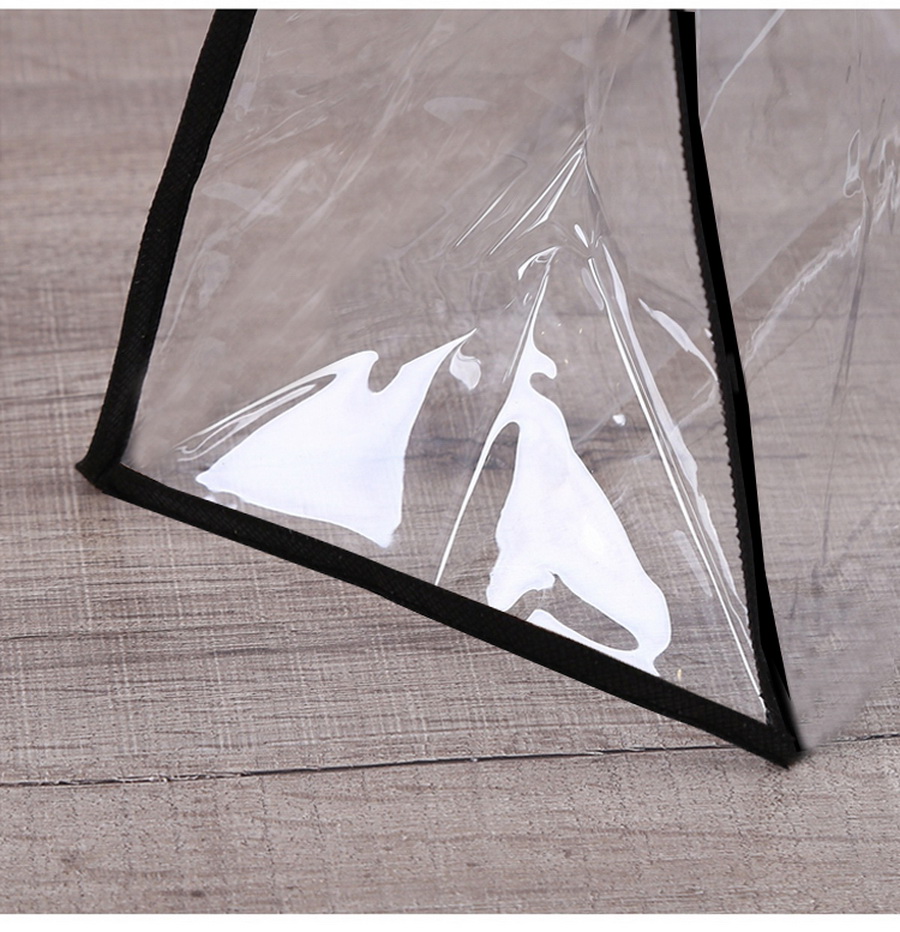 Travel Environmental PVC SHOPPING BAGS / Storage Clear Stadium Bag Cosmetic Bag With Zipper PVC BEACH BAG