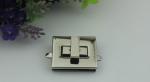 Factory Price Nickle Free Plating Gold Zinc Alloy Rectangle Metal Twist Turn