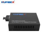 10/100Mbps POE Media Converter RJ45 to SC Fiber Media Converter Dual Fiber SM