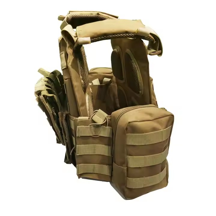 Oxford Fabric Plate Carrier Waterproof Vest Camouflage Tactical Gear For Tactrical Training