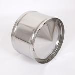 Heat Resistance Wood Stove Through Wall Kit , Wood Stove Smoke Pipe Sets Easily