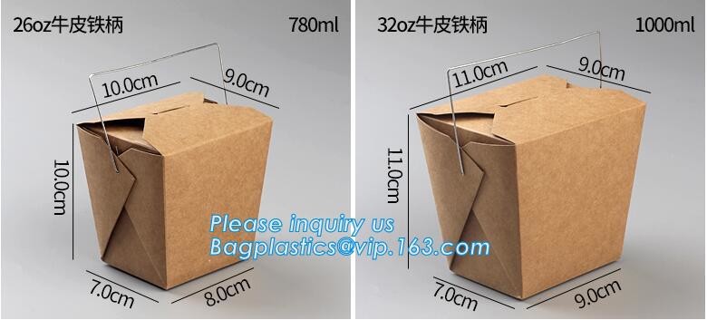 Custom Printing Tall Square Food Grade Kraft Paper Cake Box With Handles,Cake Box Packaging Paper,Box Packaging Custom P