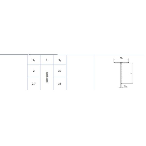 Insulation Cup Head Pins Insulation Cup Head Pins