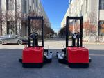 Battery-powered Forklift Pallet Stacker Jack Electric Warehouse Forklift Rated