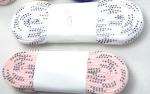 Durable Yellow White Color Custom Shoe Laces For Kids / Adult