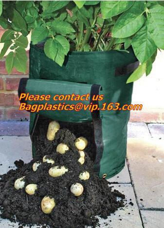 Heavy Duty 300G Thickened Nonwoven Plant Fabric Pots Strap Handles Garden Plant