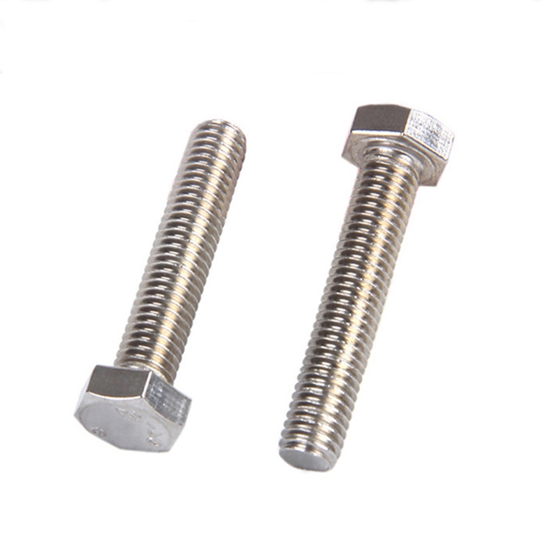 Yellow Zinc DIN933 Stainless Steel Fasteners ANSI 4.8 Stainless Sheet Metal Screws