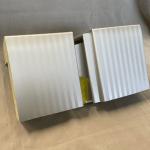OEM Waterproof Glass Wool Sandwich Panel Corner 60kg-120kg M3 Density