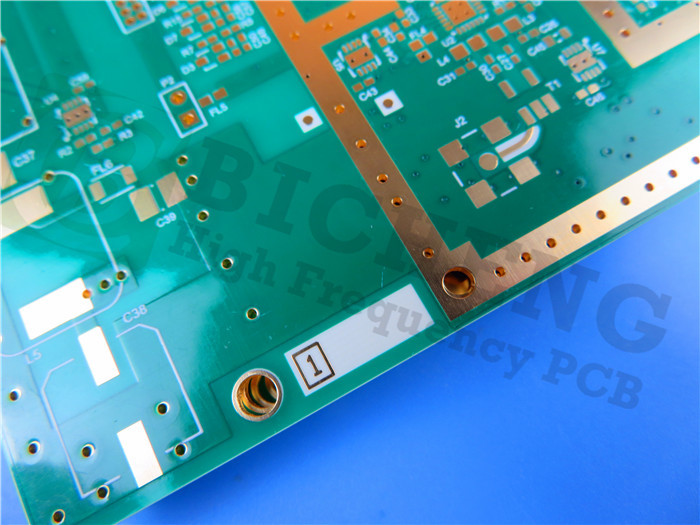 Rogers RO3003 RF Printed Circuit Board 2-Layer Rogers 3003 60mil 1.524mm PCB with Low DK3.0 and Low DF 0.001