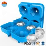 Diamond large wholesale non plastic custom bpa free personalized silicone ice