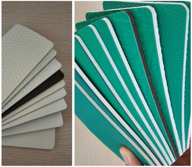 Colorful PVC Sports Flooring Mat In Roll Multi Function Carpet Court Vinyl Flooring