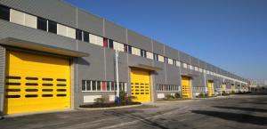 Wholesale Fast Vertical Lift Fabric Doors High Strength PVC Coated Cloth For Industry from china suppliers