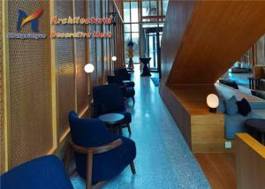 Wholesale Wall Covering 0.5mm Punched Steel Mesh Round Holes Plates Space Dividers from china suppliers