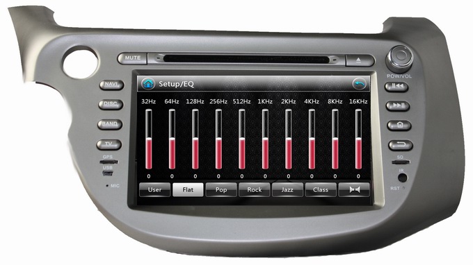 Ouchuangbo Autoradio Navi DVD Player for Honda New Fit 2009-2011 GPS USB iPod RDS OCB-8038A