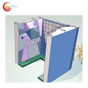 Wholesale Adult Artificial Professional Climbing Wall Outdoor Playground Rock Climbing from china suppliers