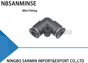 Wholesale PV - C Compact One Touch Fitting Mini Fittings Tube Union Elbow Air Connector Quick Air Pneumatic Connect Sanmin from china suppliers