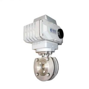 Wholesale Grat Small Flow Control Stainless Steel Electric Ball Valve Straight Through Type from china suppliers
