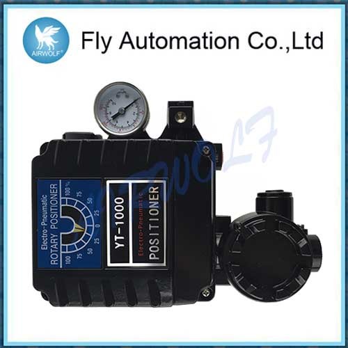 Electro-Pneumatic Positioner YT-1000R used for operation of pnuematic rotary valve actuators