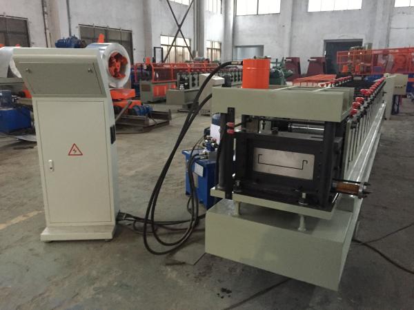 Galvanized Steel Floor Deck Roll Forming Machine 28 Stations 0.75 - 1.2mm