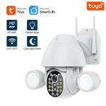 Tuya Smart Life Google Alexa PTZ 1080P 2MP HD Waterproof Outdoor IP Camera P2P