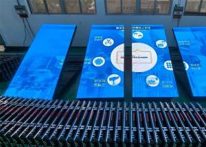 Wholesale P4 Wall-mounted Outdoor led screen For Advertising Front Flip cabinet Maintain the cabinet Before Rain Proof from china suppliers