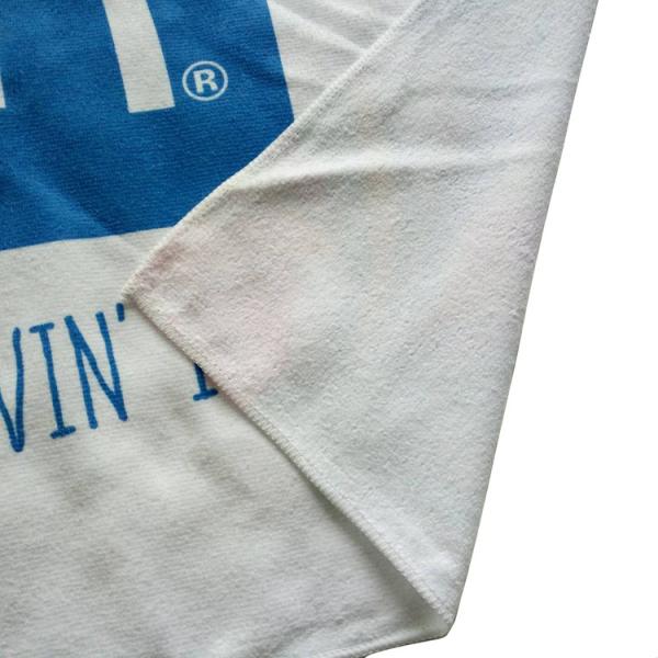 Private label soft quick dry beach towel serviette de plage custom 100% polyester microfiber disperse print beach towels