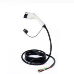 7kW Amercian Standard EV Charging Cable Plug 32A White Cord ,Type1 Single Gun