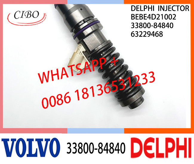 33800-84840 63229468 BEBE4D21002 Fuel engine Diesel Injector 33800-84840 BEBE4D21002 63229468 E3.18 for HYUNDAI L ENGINE