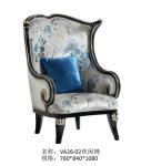 Villa house luxury furniture of Leisure sofa chairs in Fabric upholstered by
