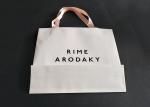 Foldable Custom Printed Bags , Boutique Shopping Bags With Ribbon Handle Luxury