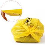 HDPE Material Plastic Printed Yellow Biohazard Healthcare Liners