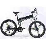 264lbs Folding Mountain E Bike , Pedal Assist Full Suspension Mountain Bike